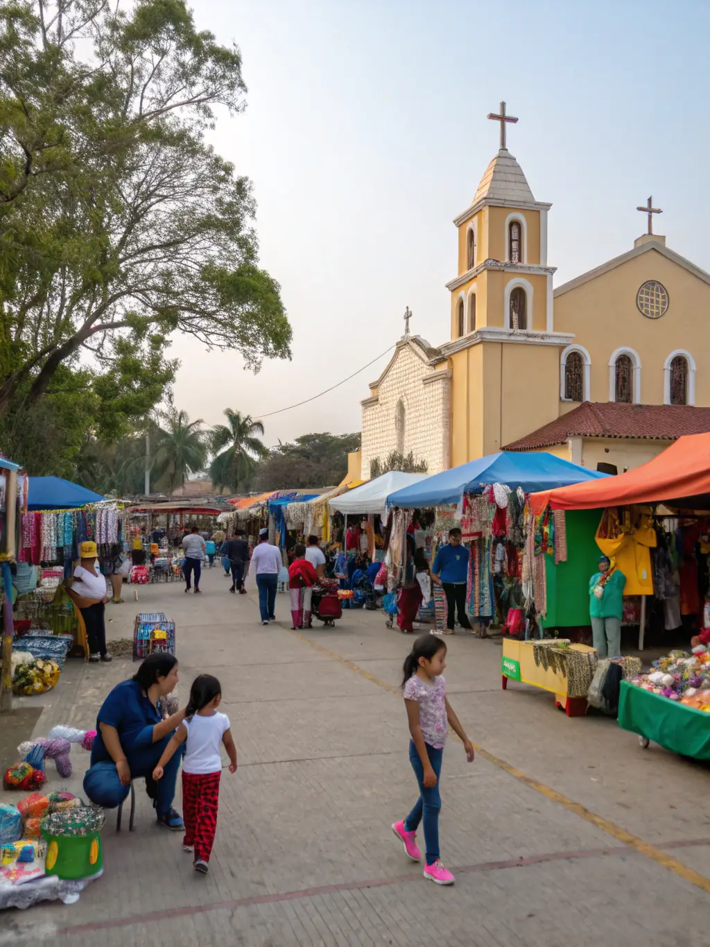 An image of a community event promoting local artisans and housing-related businesses, highlighting the organization's role in supporting local economic development.